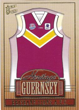 2004 Select Ovation - Heritage Guernsey #HJ9 Brisbane Lions Front